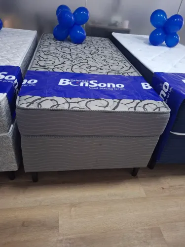 Conjunto box solteiro BonSono D.33Conforto e Qualidade