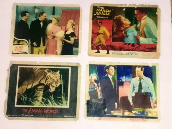 lobcards de Filmes Antigos - 4 cartazes 40 cm