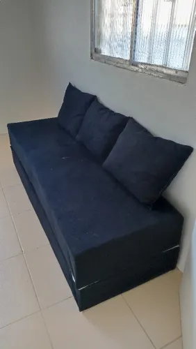 Bicama SEMI NOVO suede preto