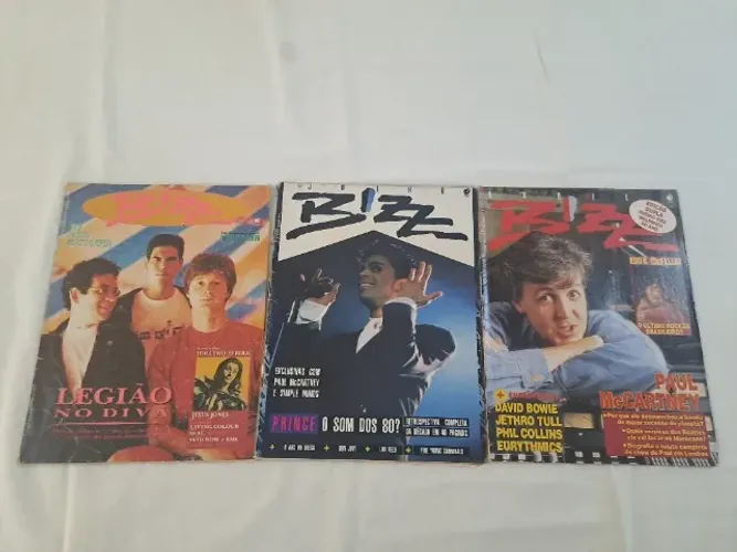 Revistas Bizz - Com matérias sobre The Beatles, Paul McCartney