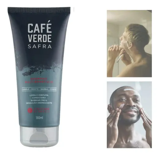 Shampoo Multibenefício Café Verde 180ml