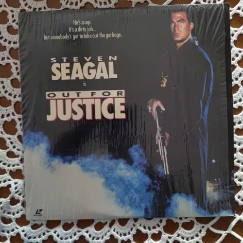 Laser Disk Fúria Mortal - Out For Justice com Steven Seagal