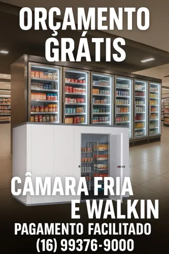 Fabricação Câmaras Frias e Walk-in - Orçamento Grátis!