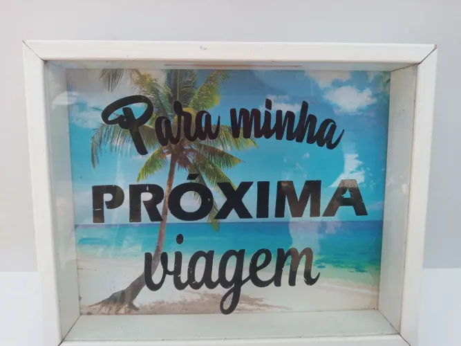 Caixa Decorativa Para Próxima Viagem