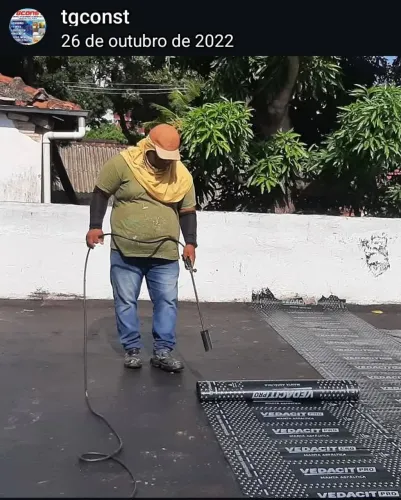 Impermeabilização em geral manta asfáltica