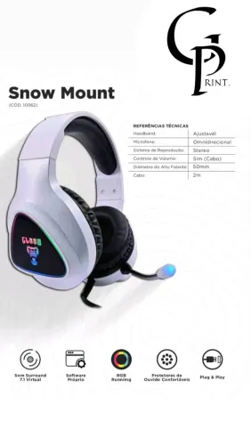 Headset Gamer - CLANM PROMOÇÃO!