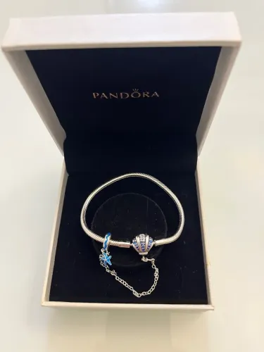 Pulseira Pandora com Berloques Marinhos