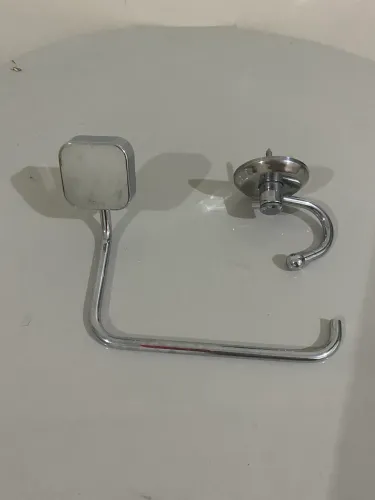Kit para Banheiro - Porta Toalha e Porta Papel Higiênico