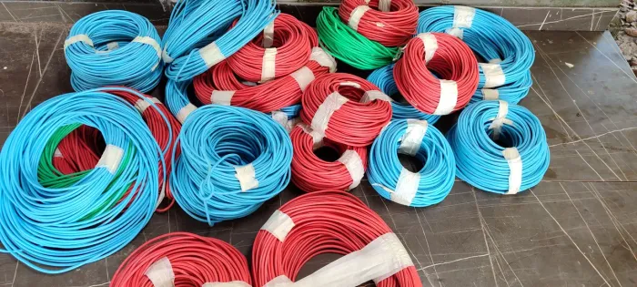 Cabos elétricos novos - diversas cores e tamanhos