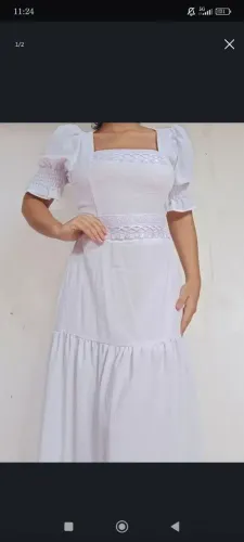 Vestido Branco Longo