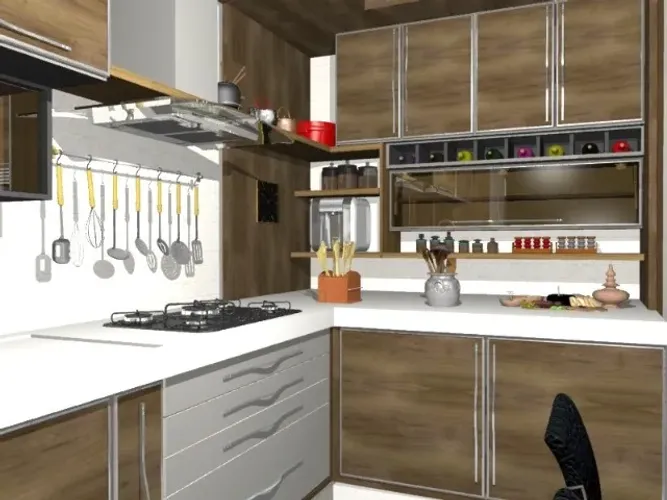 Cozinha Planejada Noctu Obispa Reflecta Bronze. Preço sob Medidas. leia o anúncio!