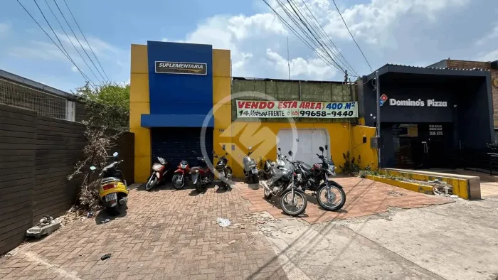 ÁREA CONSTRUÍDA NA ISAAC PÓVOAS PARA PONTO COMERCIAL - 400M² de área sendo 14m de frente c