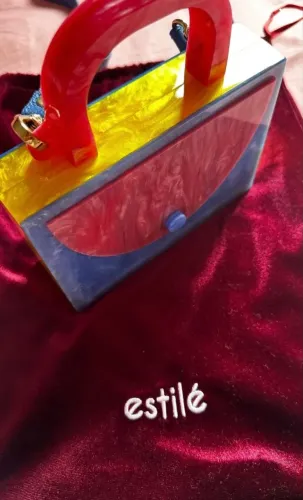 bolsa estilé bybv acrílico