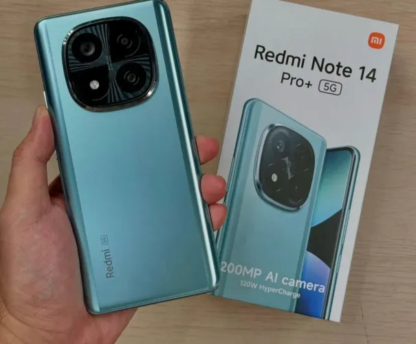 Redmi Note 14 Pro+ 5G - 512Gb/12Ram Câmera 200MP e Carregamento Ultra Rápido!