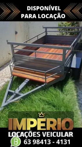 Carretinha disponível para locação