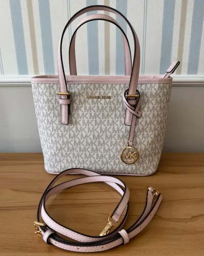 bolsa michael kors tote jet set pequena