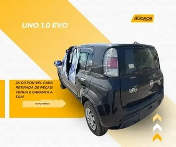 Sucata Uno 1.0 EVO. Ja disponivel para retiradas de peças!