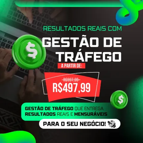 Gestão de Tráfego Pago - Especialista em Google e Meta Ads *Anúncios Online