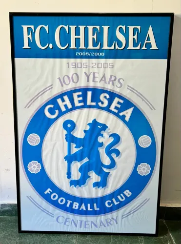 Quadro com poster Chelsea Fc Futebol premier league importado tamanho 60 x90 