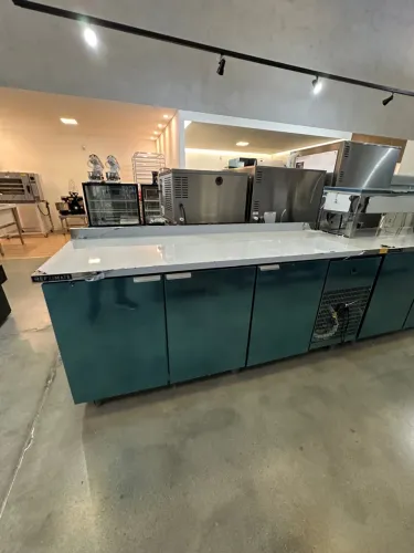Balcão de serviço 3 portas 2 metros inox - refrimate 