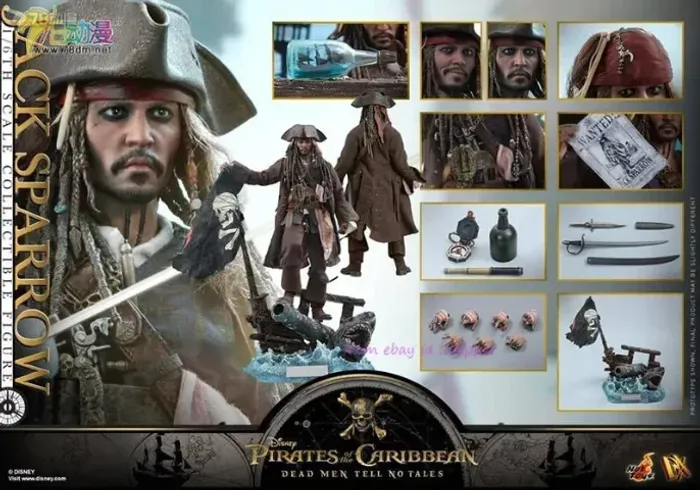 HOT TOYS piratas do caribe jack DX 15