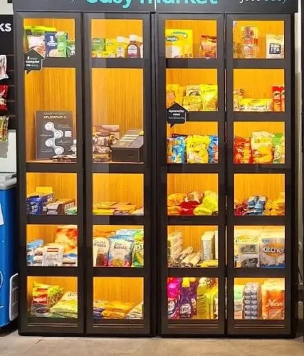 *GÔNDOLAS para mercadinho com iluminação*