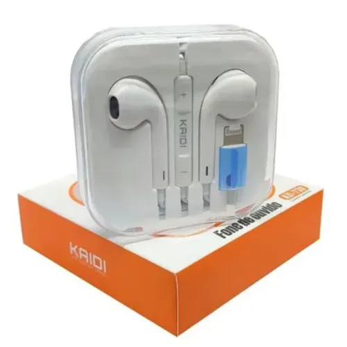 Fone de ouvido com fio iphone 