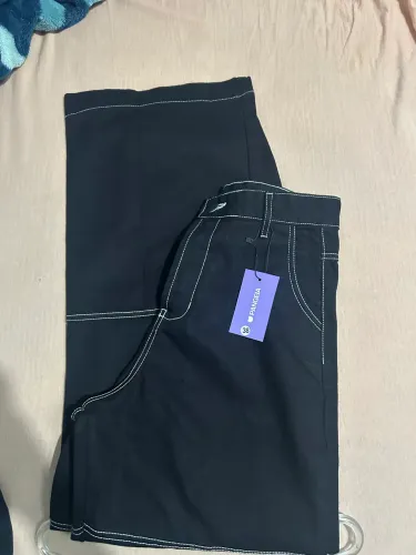 calça cargo preta, pangeia tamanho 38 nunca usada motivo da venda: tamanho grande