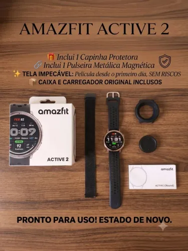 Amazfit activi 2 (com acessórios!)