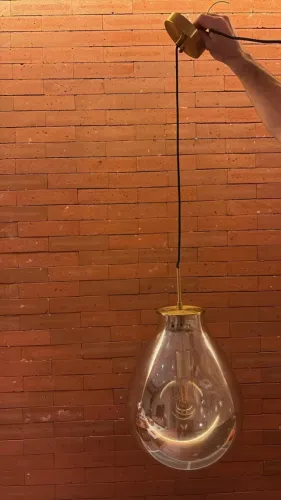 luminária pendente bolha