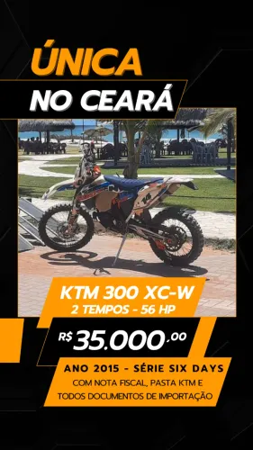 KTM EXC 300 2015 SIX DAYS ÚNICA NO CEARÁ | MANUTENÇÃO NAS MELHORES OFICINAS DE FORTALEZA