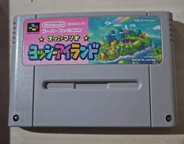 Cartucho Super Nintendo - Yoshi's Island - Original - Super famicon