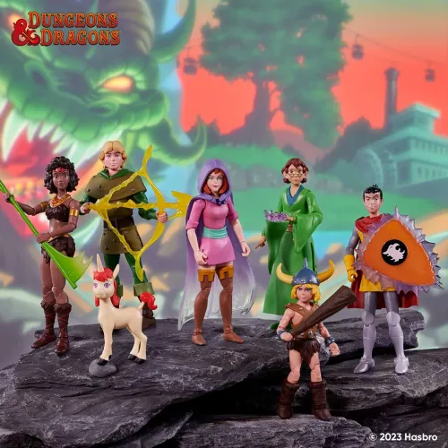 Action figures Caverna do Dragão lote com 6 personagens originais da Hasbro