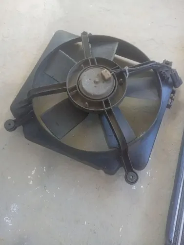 Radiador e eletro ventilador s10
