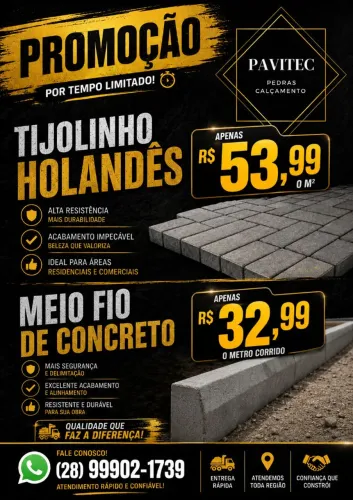 Material para calçamento
