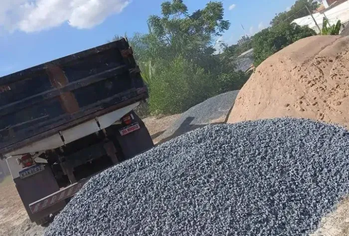 Brita e areia promoção 