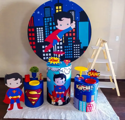 Itens de decoração de festa