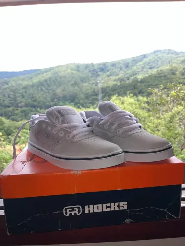 Tênis Hocks Flat Lite Ice / Refletido 