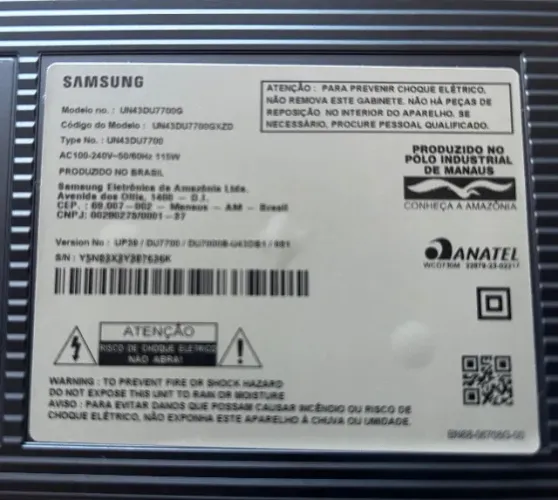 Tv Samsung - Para retirada de Peças 