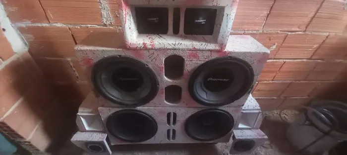 Paredão de Som 4 Pioneer + Taramps - Som Pesado e Testado