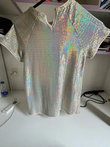 Vestido cromado infantil 