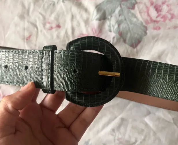 Cinto verde croco
