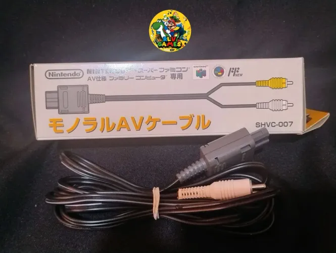Cabo original AV Super Nintendo