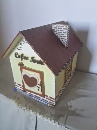 Cofre de madeira decoração