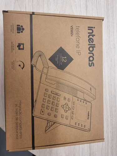 INTELBRAS TELEFONE IP V5502+ ZERO NA CAIXA