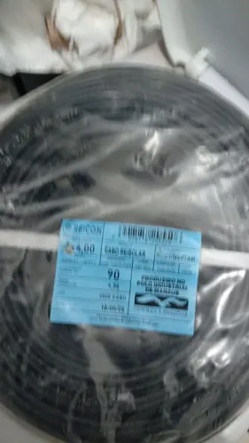 Cabo reisolar 1×4,00 peça com 90 metros marca REICON valor $ 400