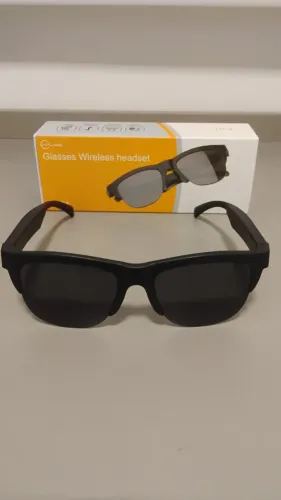 Óculos De Sol Inteligente Bluetooth Microfone Integrado Música