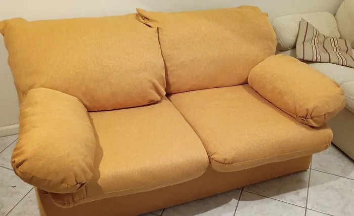 Sofá-cama casal Herval - LINHO DOURADO