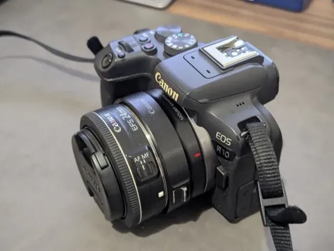 Canon Eos R10 + Adaptador Ef-rf Preto