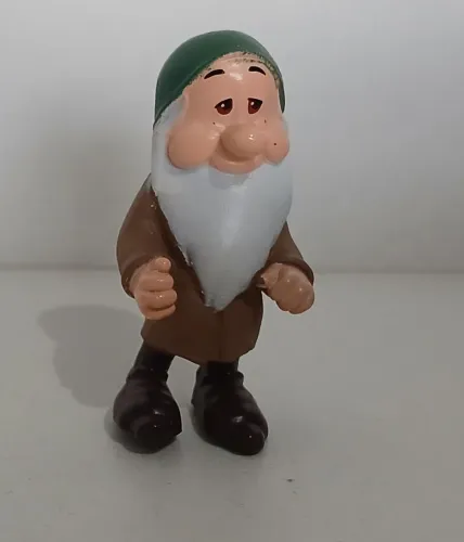 BONECO MINIATURA BRANCA DENEVE E OS SETE 7 ANÕES SONECA DISNEY ORIGINAL